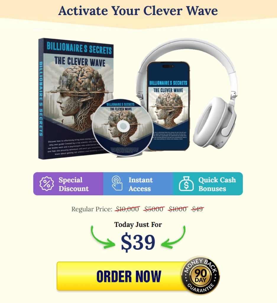 The Clever Wave audio program Billionaire Secrets