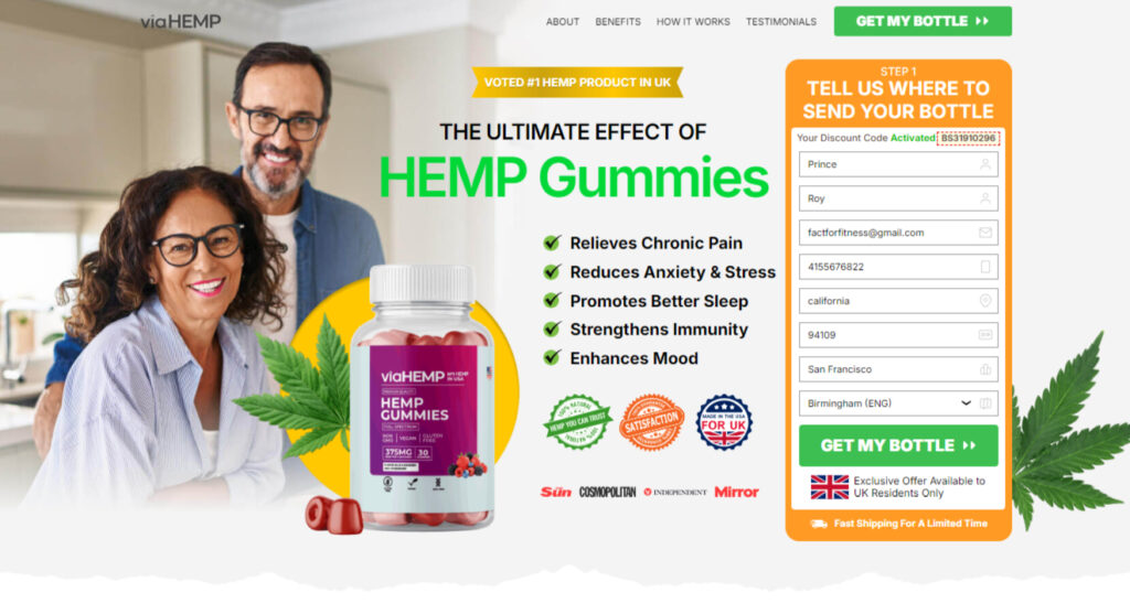 Viahemp gummies UK